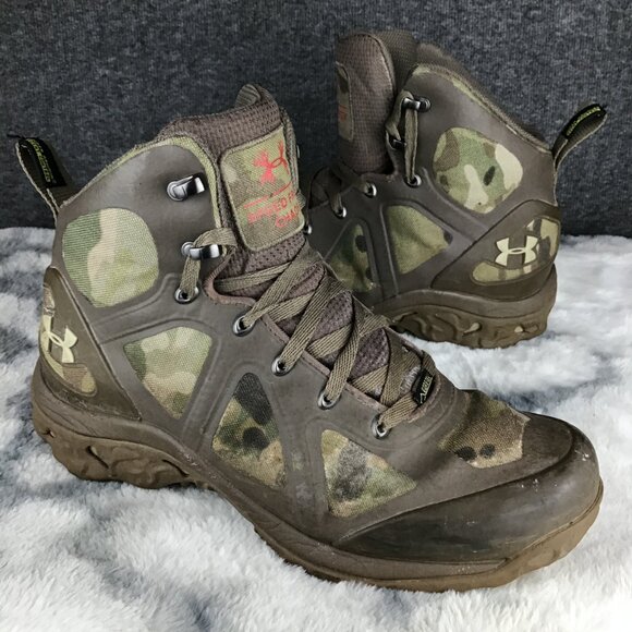 Under Armour Speed Freek Chaos Camo Goretex Hiking Boots Size 10 - Picture 1 of 13